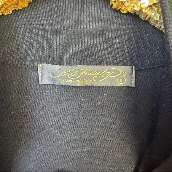 Ed Hardy • Love Kills Slowly Zip Up Cardigan - Picture 6 of 14